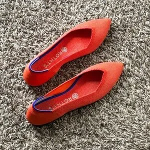 Rothy's Women's Bright Orange Flats